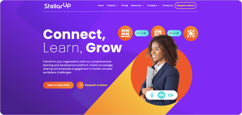 website design and development services testimonial image: Stellarup