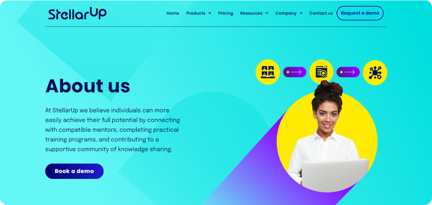 website design and development services testimonial image: Stellarup 3